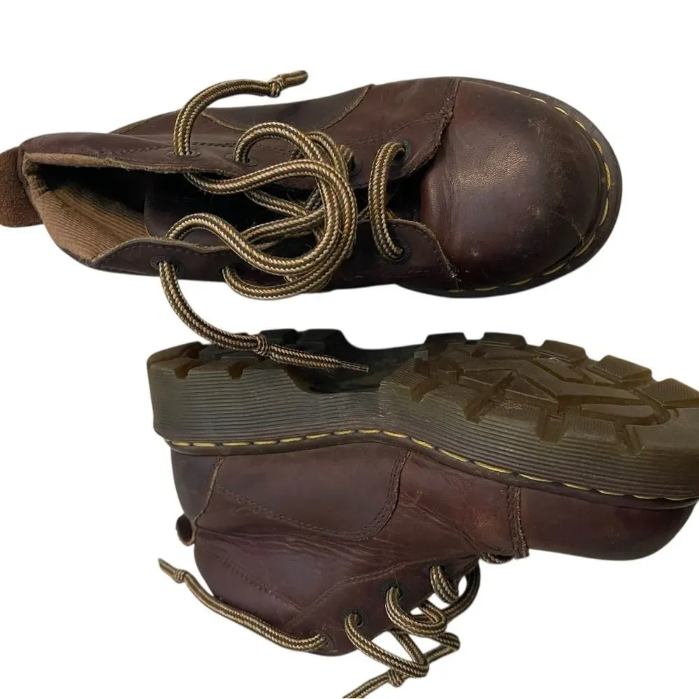 Dr. Martens Vintage 8444 Brown Leather Ankle Boots Made in England
